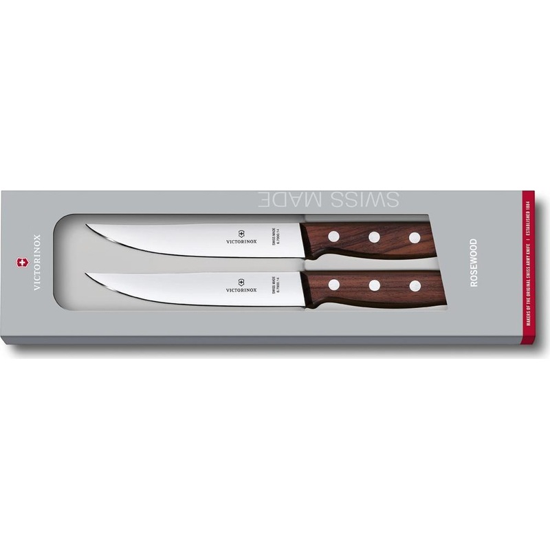 Victorinox - 2 Piece Rosewood Steak Knife Set - 5.1120.2G