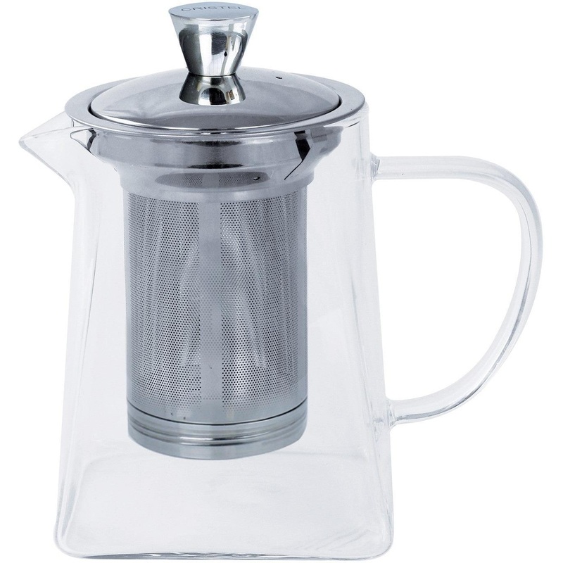 Cristel - 0.8 L Rooibos Glass Teapot with Unscrewable Filter - TH08VRFD