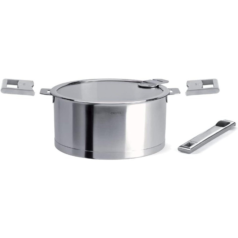 Cristel - 1 QT Stainless Steel Saucepan with Handle Set - C14QLKSAPA