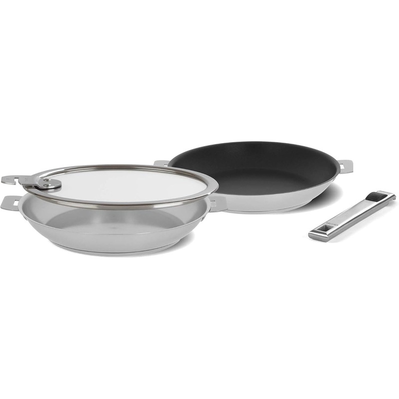 Cristel - 4-Piece Stainless Steel Mixed Frying Pan Set - ST4QLPKSA