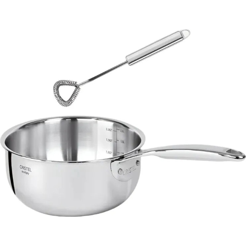 Cristel - Stainless Steel Saucepan Cooking Set - STC14CPF