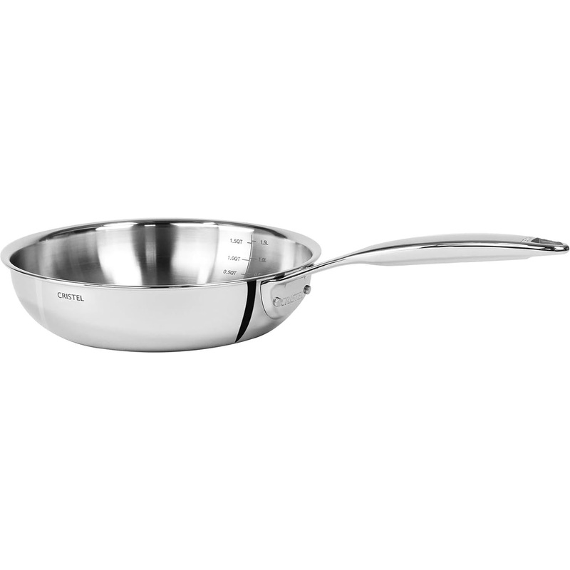 Cristel - Ultraply Collection 7" Stainless Steel Frying Pan - PS18CPFN