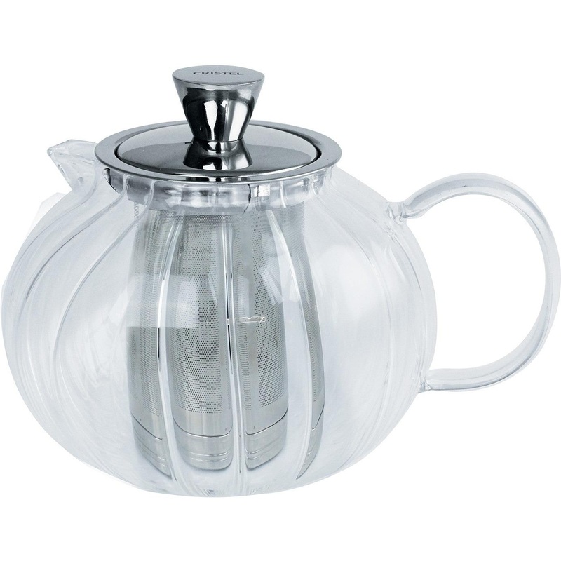 Cristel - 1.2 L Gyokuro Glass Teapot with Unscrewable Filter - TH120VGFD