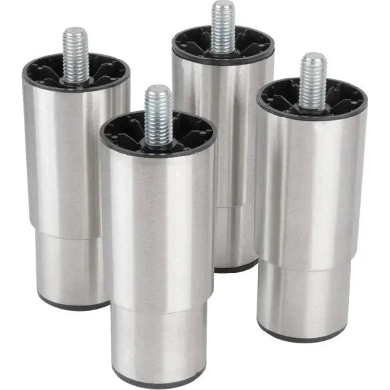 Manitowoc - 6" Adjustable Stainless Steel Bin Legs, Set of 4 - K00350