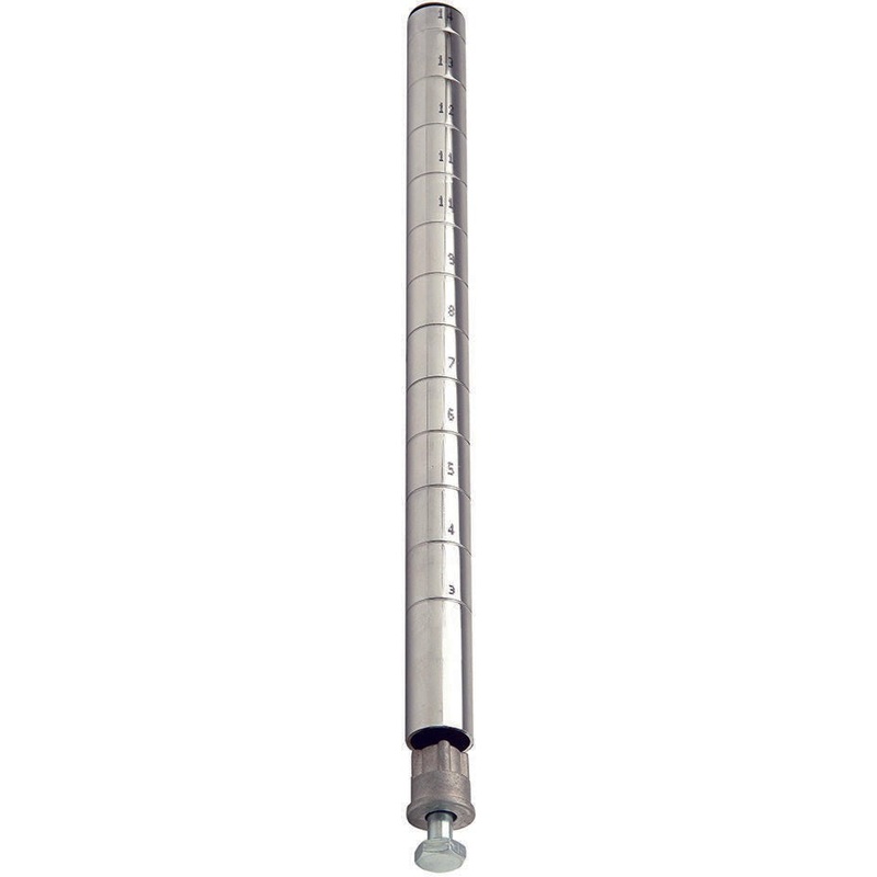 Tarrison - 38" Post with Chrome Finish - P38C