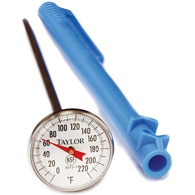 Taylor - 1" Dial Type Pocket Thermometer with 0 to 220 C Temperature Range - 6072N