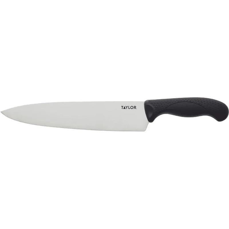 Taylor - 10" Chef's Knife with Black Nylon/Silicone Handle - 5248364