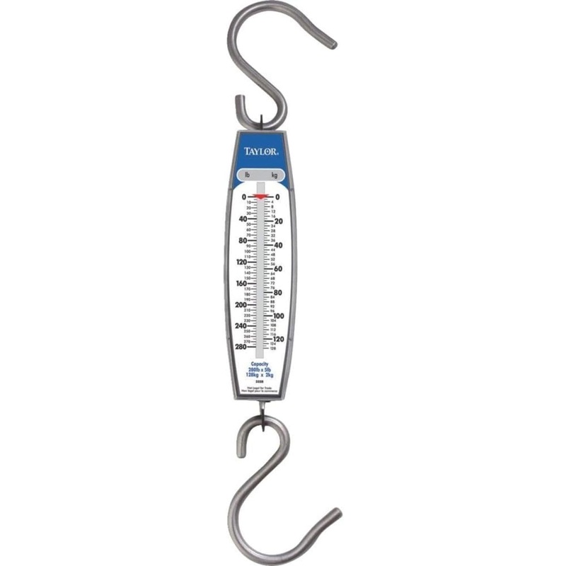 Taylor - 280 lb Industrial Hanging Spring Scale - 3328