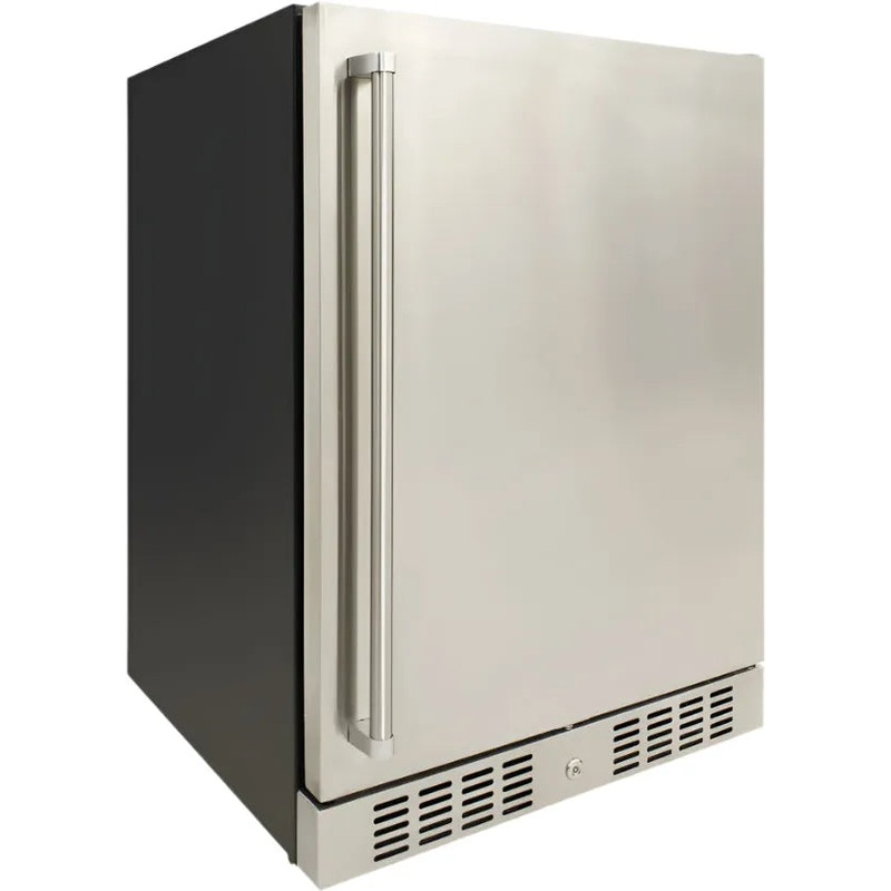 Vinotemp - 24" Stainless Steel Outdoor Undercounter Refrigerator - BR-ODR101-03