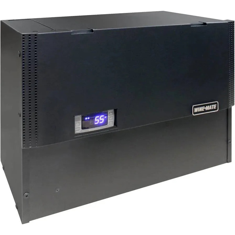 Vinotemp - 8" Black Self-Contained Slim Wine Cooling System - WM-1500SLIM