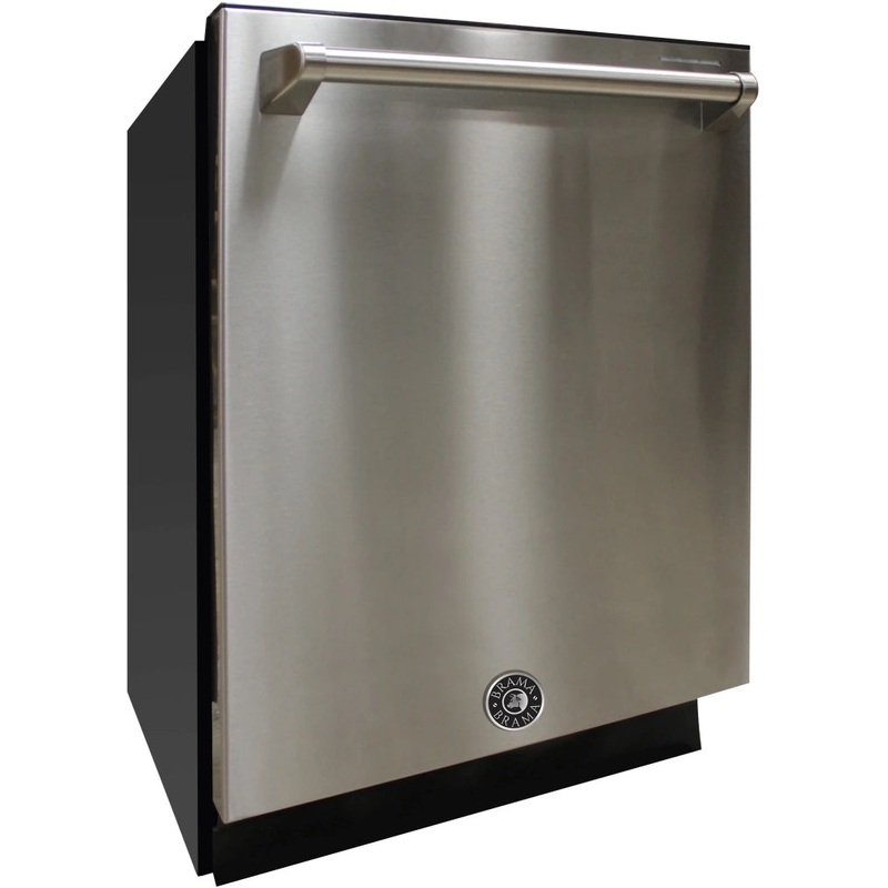 Vinotemp - Brama Series 24" Stainless Steel Built-In Top Control Dishwasher - BR-DWSH01-S