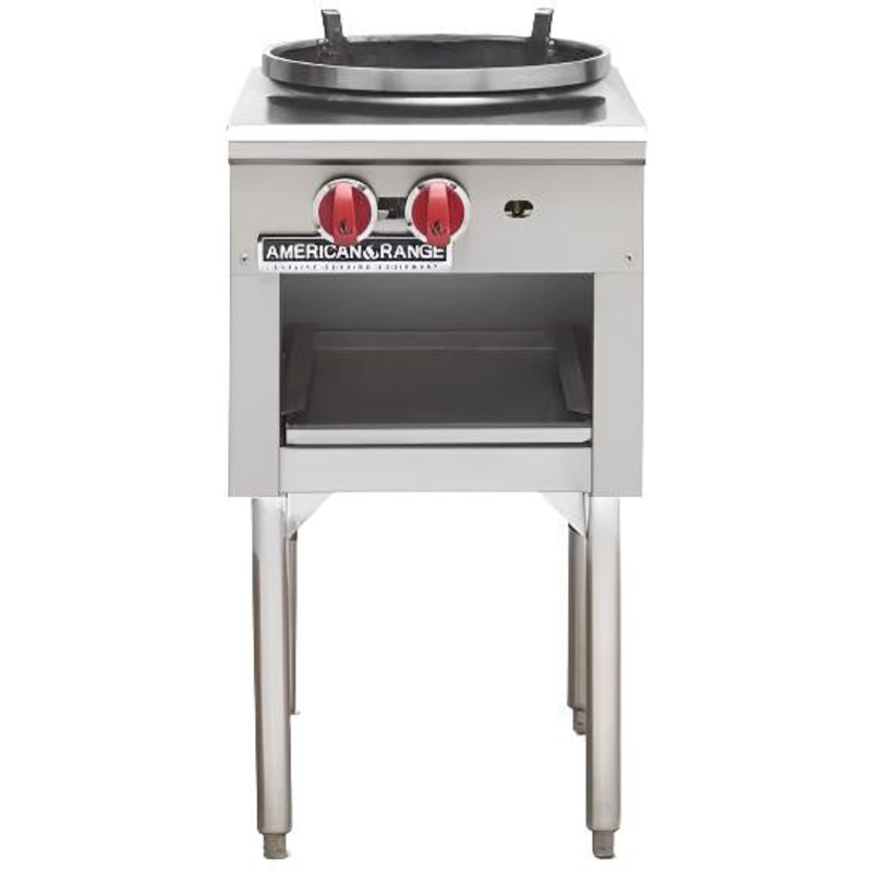American Range - 18" Stainless Steel 3-Ring Heavy Duty Work Range - ARWR-3R