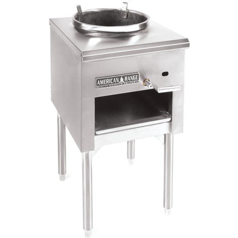American Range - 18" Stainless Steel Heavy Duty 23 Tip Jet Wok Ranges - ARWR-J16