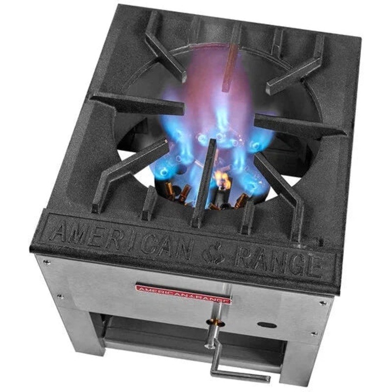 American Range - 18" Stainless Steel Heavy Duty Stock Pot Stoves With (2) Jet Burners - ARSP-J-2