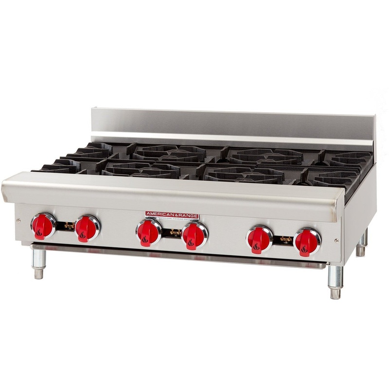 American Range - 24" Stainless Steel Countertop Burners Hot Plates - ARHP-24-2