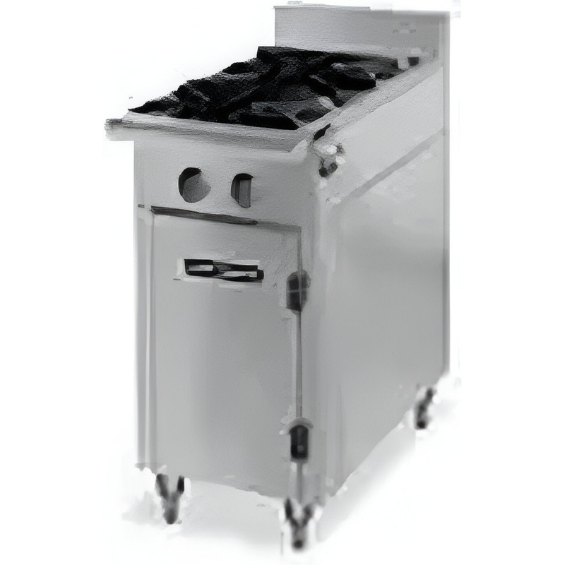 American Range - Stainless Steel 17" Thermostatic Griddle, 17" Hot Top and Storage Base - HD34-17TG-1HT-O