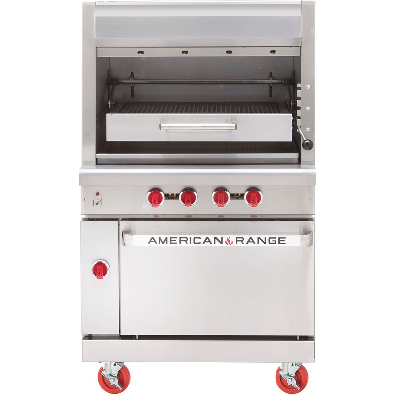 American Range - 36" Stainless Steel Infrared Broiler with Lower Oven - AGBU-3
