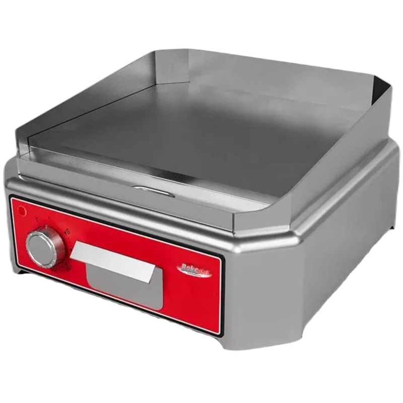 Bakemax - 17.5" Stainless Steel Countertop Mini Electric Griddle - BMSIE010