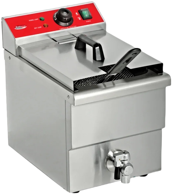 Bakemax - Countertop Single Mini Electric 6 Liter Fryer - BMFE010