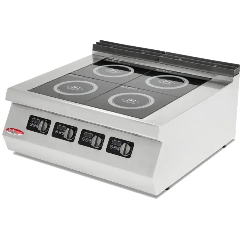 Bakemax - Stainless Steel Countertop 4 Burner Electric Induction Cooker - BMPLS7IND020