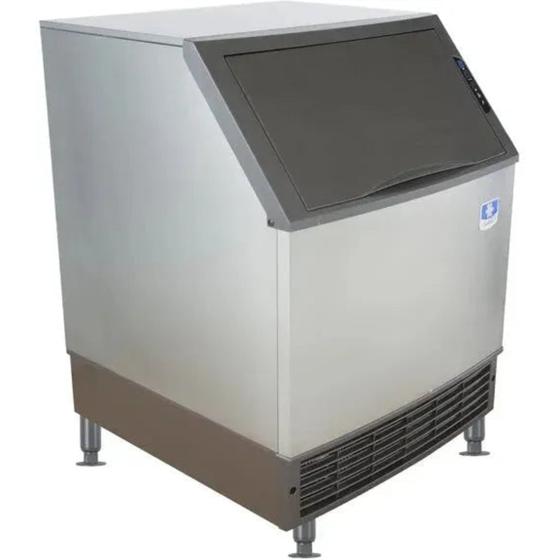 Manitowoc - 115V Volt Grounded Power Cord 26" Air Cooled Undercounter Full Dice Ice Machine with 90 lb. Bin - UDF0140A-161B