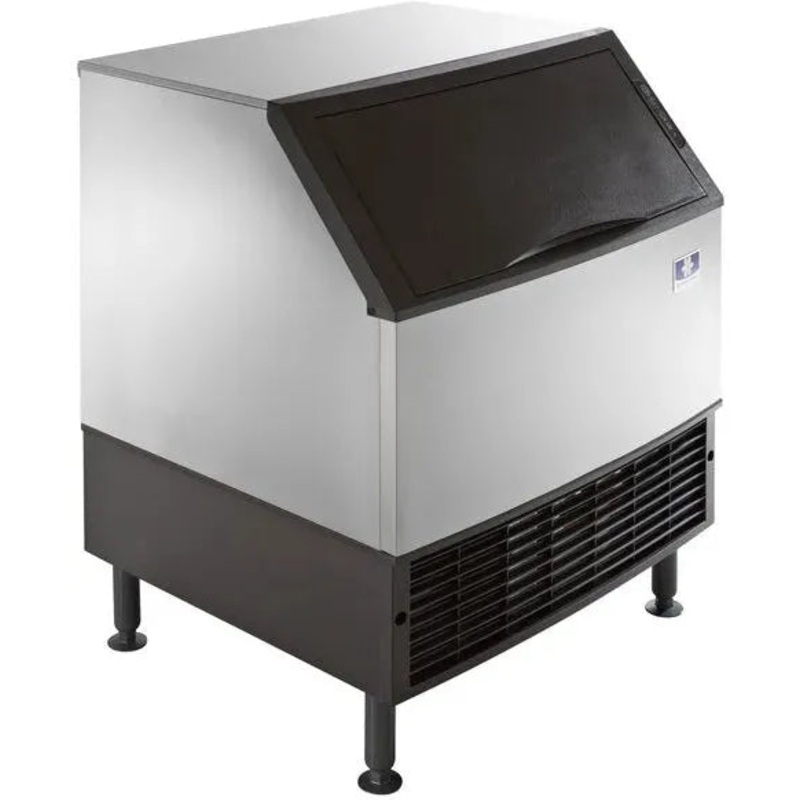 Manitowoc - 115V Volt Grounded Power Cord 30" Water Cooled Undercounter Dice Cube Ice Machine with 290 lbs Production Per 24 Hours - UDF0310W-161B