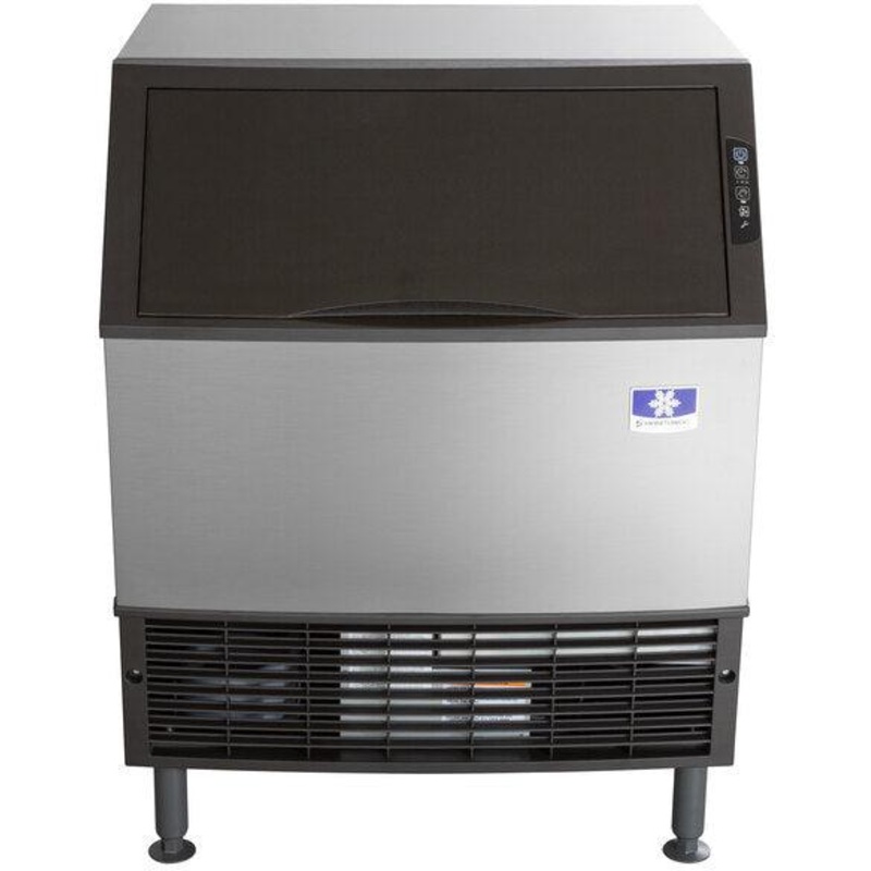 Manitowoc - 115V Volt Grounded Power Cord 30" Water Cooled Undercounter Half Dice Cube Ice Machine with 290 lbs Production Per 24 Hours - UYF0310W-161B