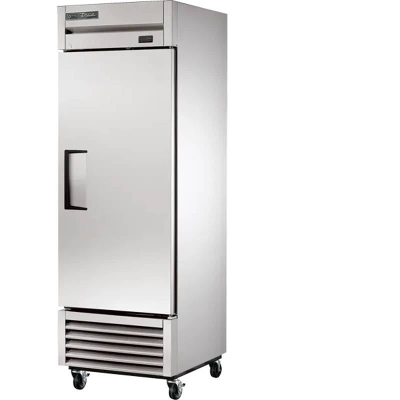 TRUE - 27" Stainless Steel Reach-In Sinlge Solid Swing Door Freezer with Hydrocarbon Refrigerant - T-23F-HC