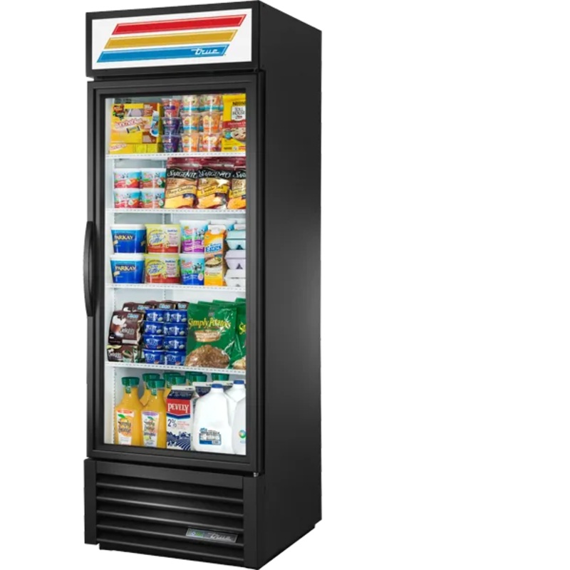 TRUE - 27" Swing Single Glass Door Refrigerator with Hydrocarbon Refrigerant - GDM-23-HC