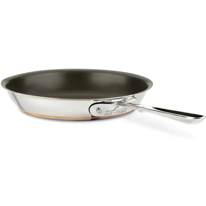 All-Clad - Copper Core Pro 12" Stainless Nonstick 5-ply Bonded Fry Pan - 6112 SS NS R3