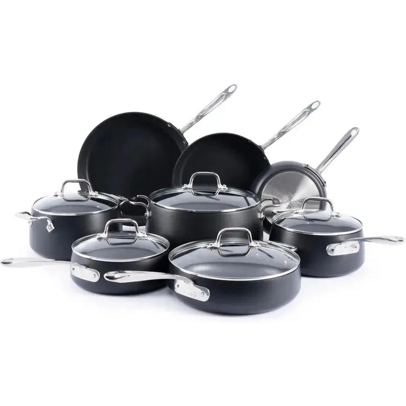 All-Clad - HA1 13 Pcs  Hard-Anodized Non-Stick Cookware - E113SB64