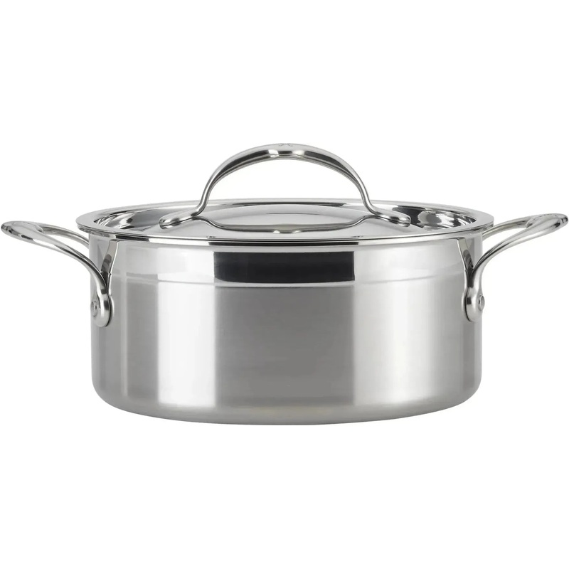 Hestan - 3 Qt ProBond Professional Clad Stainless Steel Covered Soup Pot - 31771