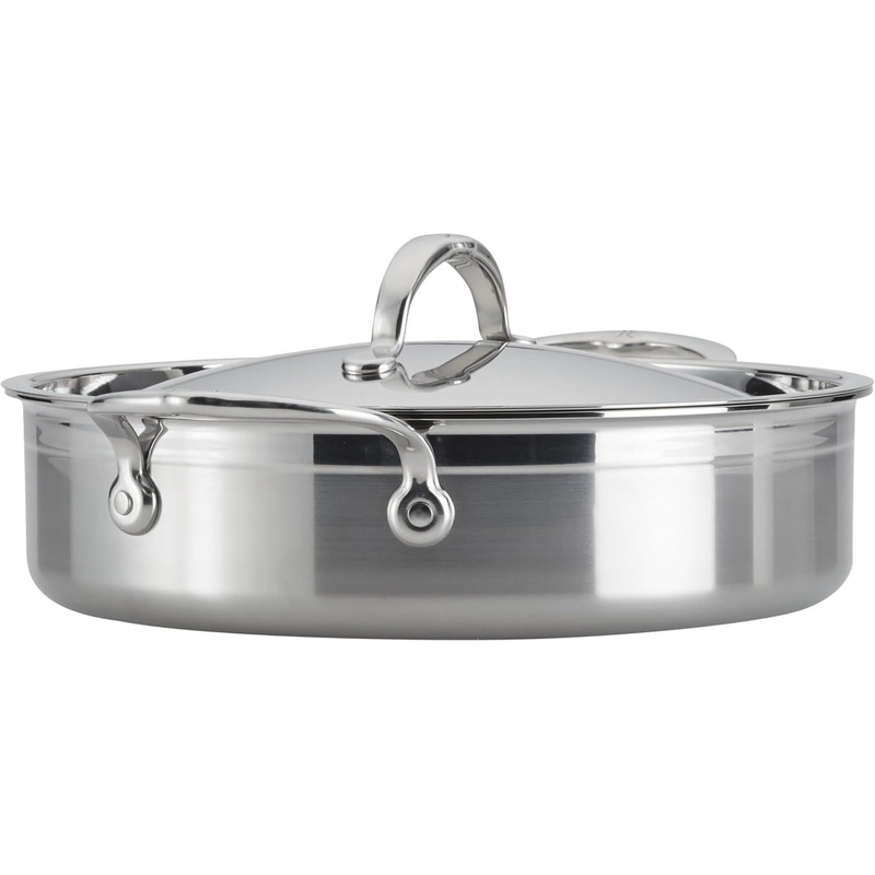Hestan - Professional Clad 3.5 Quart Stainless Steel Sauteuse - 31775