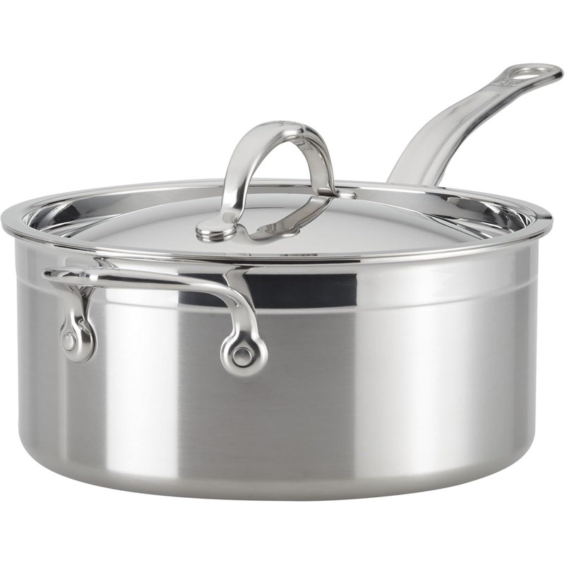 Hestan - Professional Clad 4 Quart Stainless Steel Saucepans - 31772