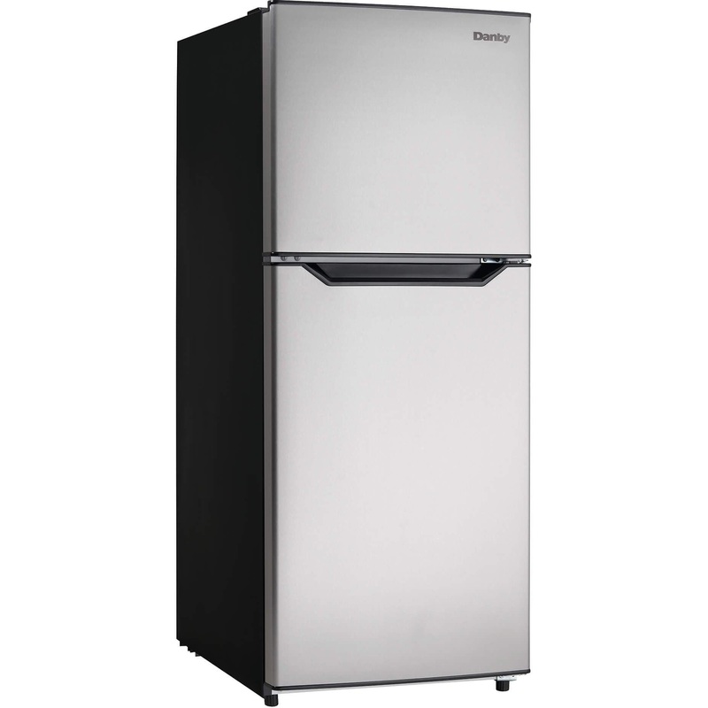 Danby - 10 cu.ft. Apartment Size Top Mount Fridge In Stainless Steel - DFF101B1BSSDB