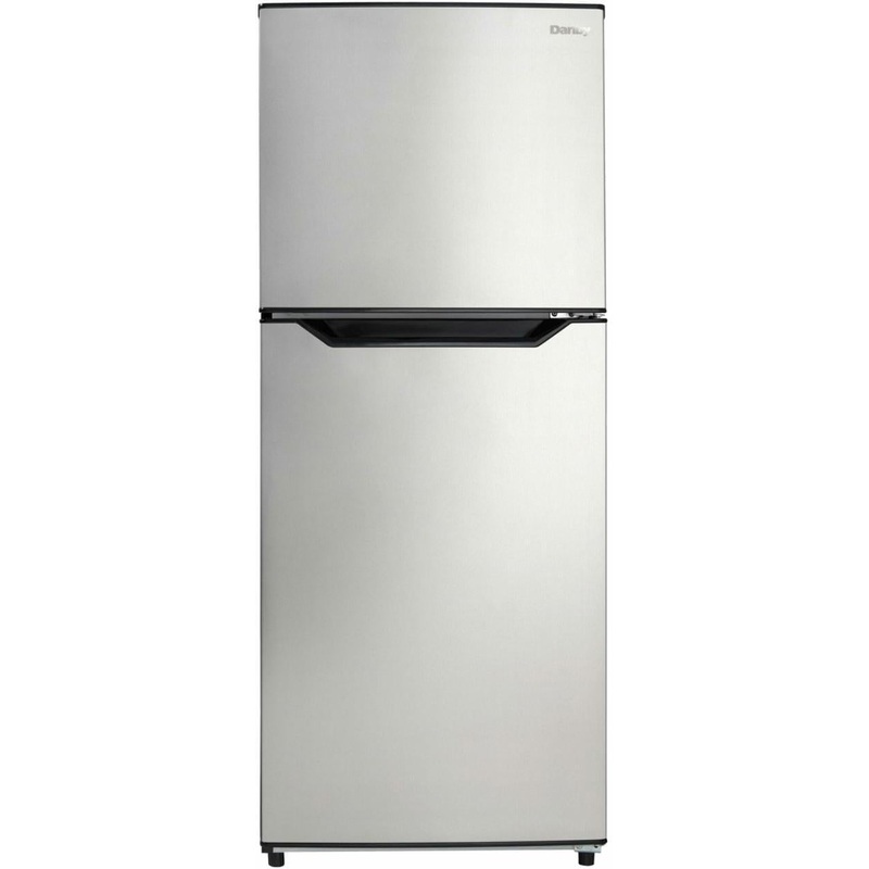 Danby - 11.6 cu.ft. Apartment Size Top Mount Left Hinged Fridge In Stainless Steel - DFF116B2SSDBL