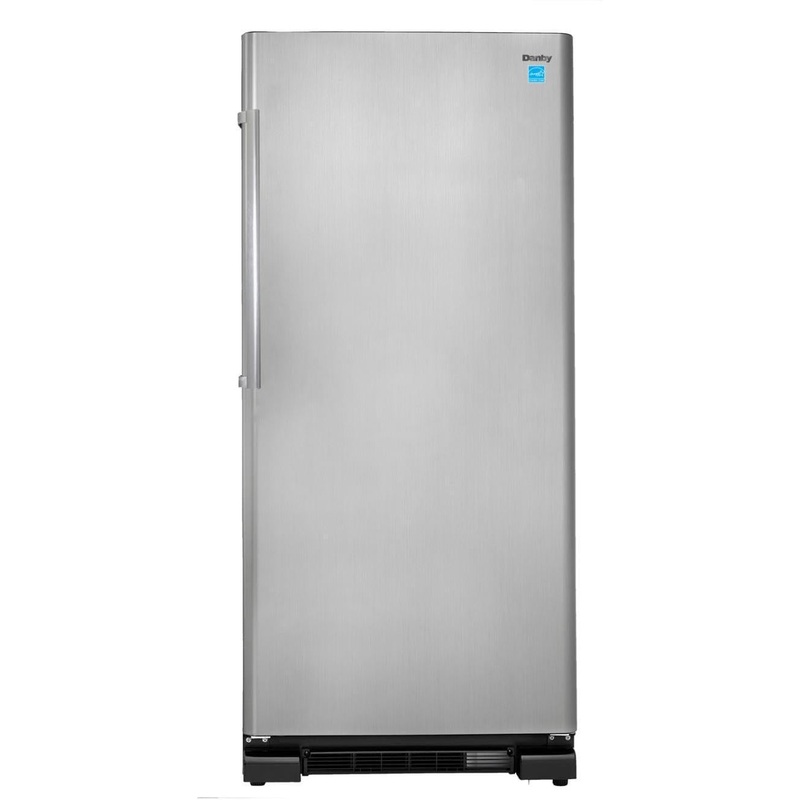 Danby - 17 cu.ft. Designer Apartment Size Stainless Steel Fridge - DAR170A3BSLDD