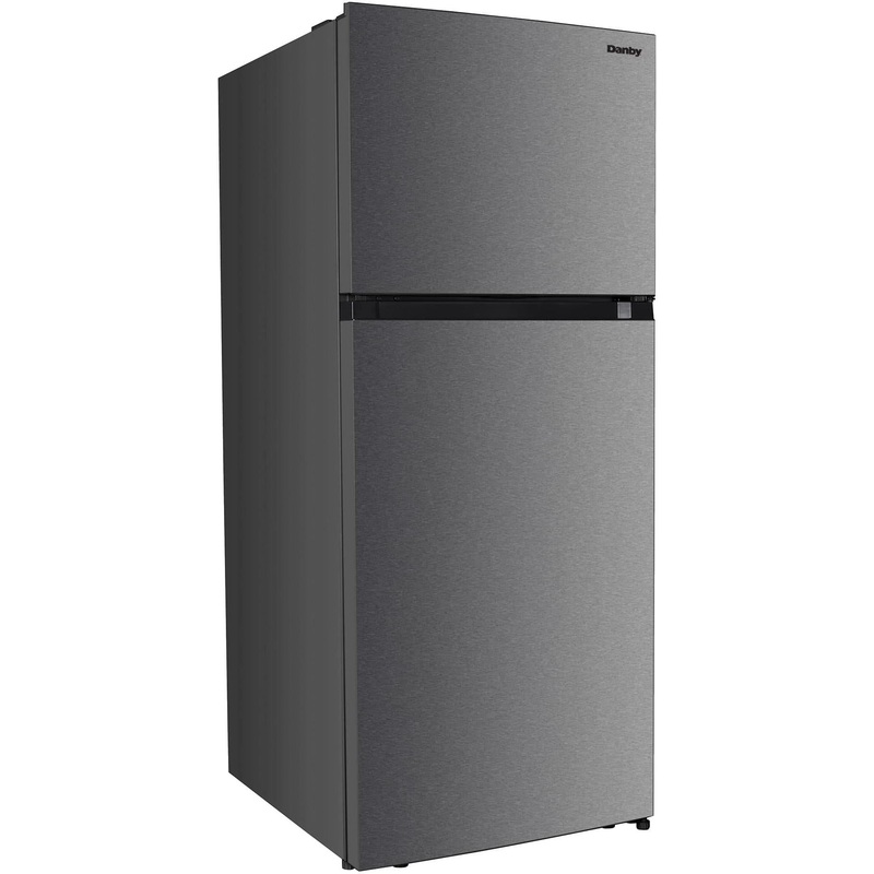 Danby - 18 cu.ft. Top Mount Refrigerator in Stainless Steel - DFF176B1SLDB