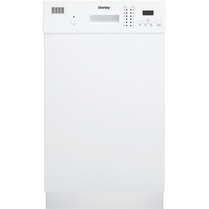 Danby - 18 Wide Built-In Dishwasher In Black - DDW1804EW