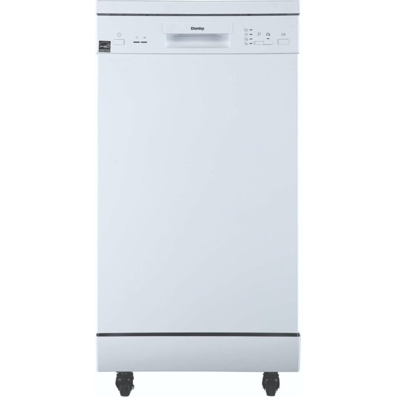 Danby - 18 Wide Portable Dishwasher In White - DDW1805EWP