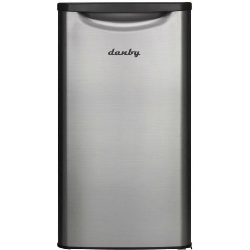 Danby - 3.3 cu.ft. Stainless Steel Compact Fridge - DAR033A6BSLDB