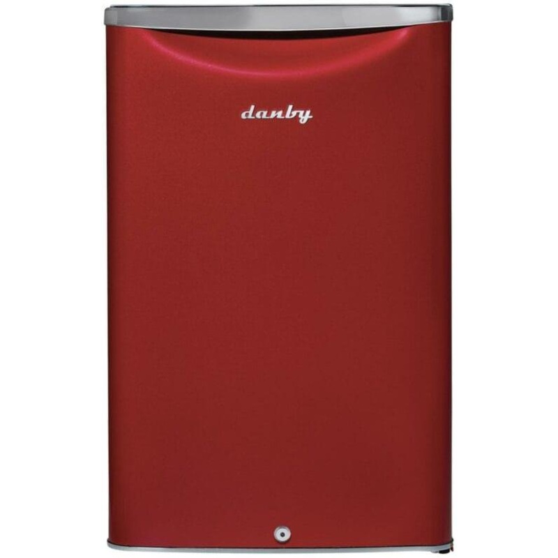 Danby - 4.4 cu.ft. Contemporary Classic Metallic Red Compact Fridge - DAR044A6LDB