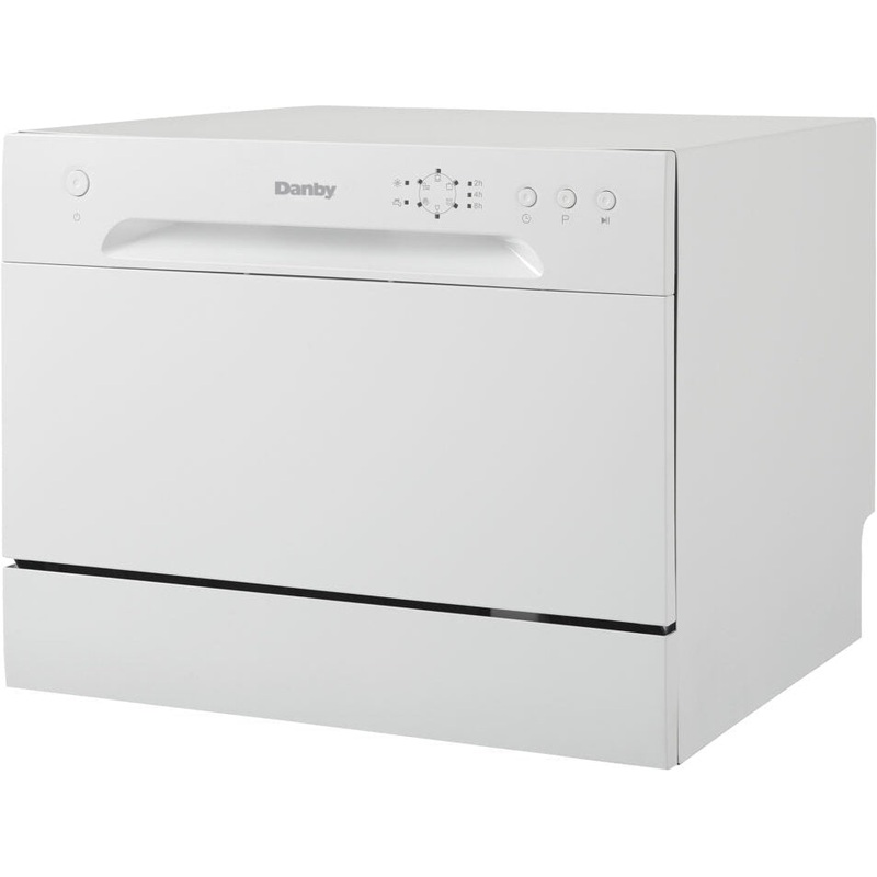 Danby - 6 Place Setting Countertop Dishwasher, White - DDW621WDB