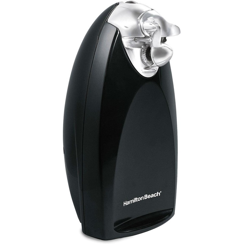 Hamilton Beach - 10.24" Black Classic Chrome Heavyweight Can Opener - 76380N