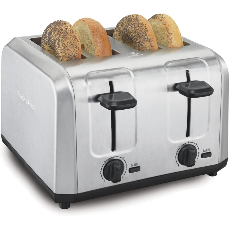 Hamilton Beach - 4 Slices Brushed Stainless Steel Toaster - 24910