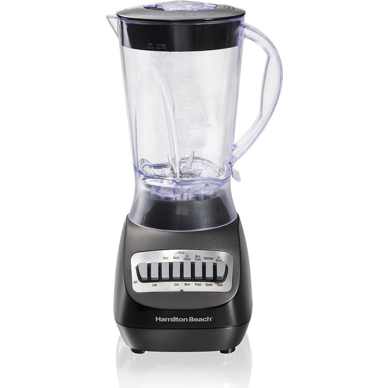 Hamilton Beach - 56 Oz Black Countertop Smoothie Blender with Plastic Jar - 50190FG