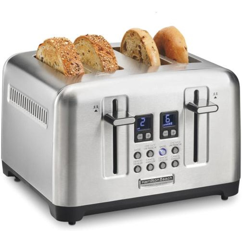 Hamilton Beach - Professional Digital Pro 4 Slice Toaster - 24995CR