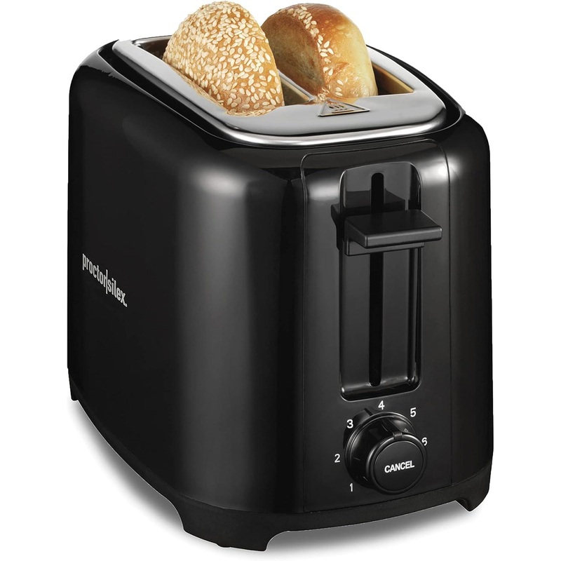 Proctor Silex Commercial - 2 Slice Extra Wide Slot Toaster with Cool Wall Black - 22215PS