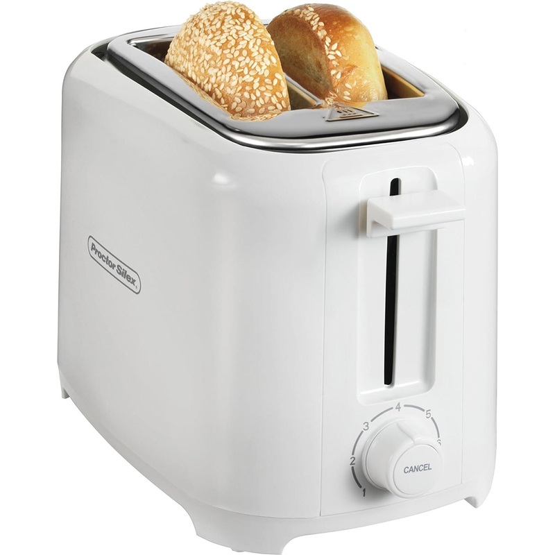 Proctor Silex Commercial - 2 Slice Extra Wide Slot Toaster with Toast Boost White - 22216PS