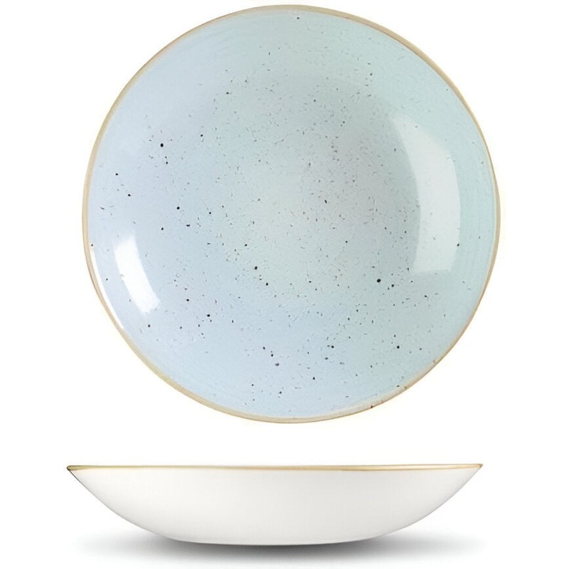 Churchill - Stonecast 12.2" Super Vitrified Barley White Large Coupe Bowl, Pack of 6 - SWHSPLC21